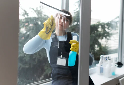 Nettoyage de vitres intérieures et extérieures aux Châteliers